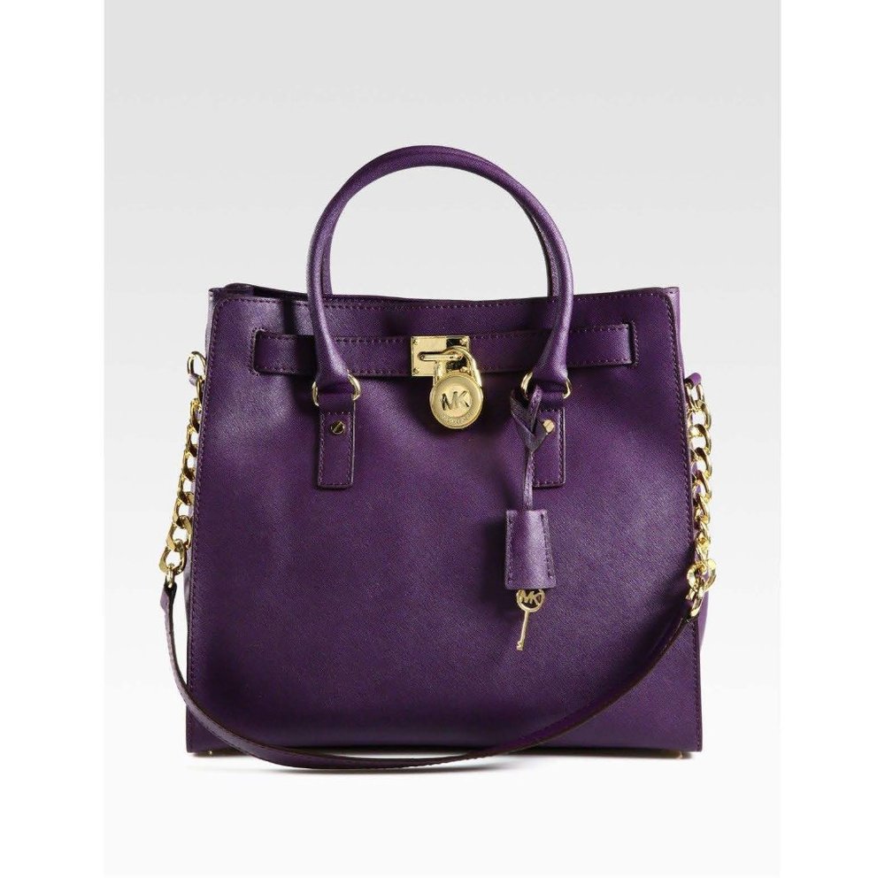 Purple Michael Kors handbag